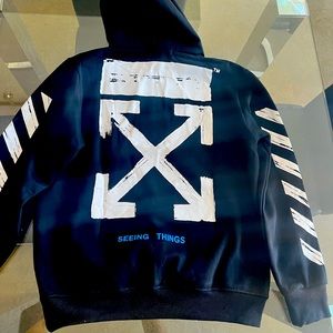 off white cross arrow hoodie